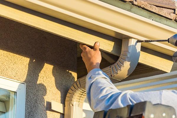 we offer a 10-year warranty on all of our gutter installation work